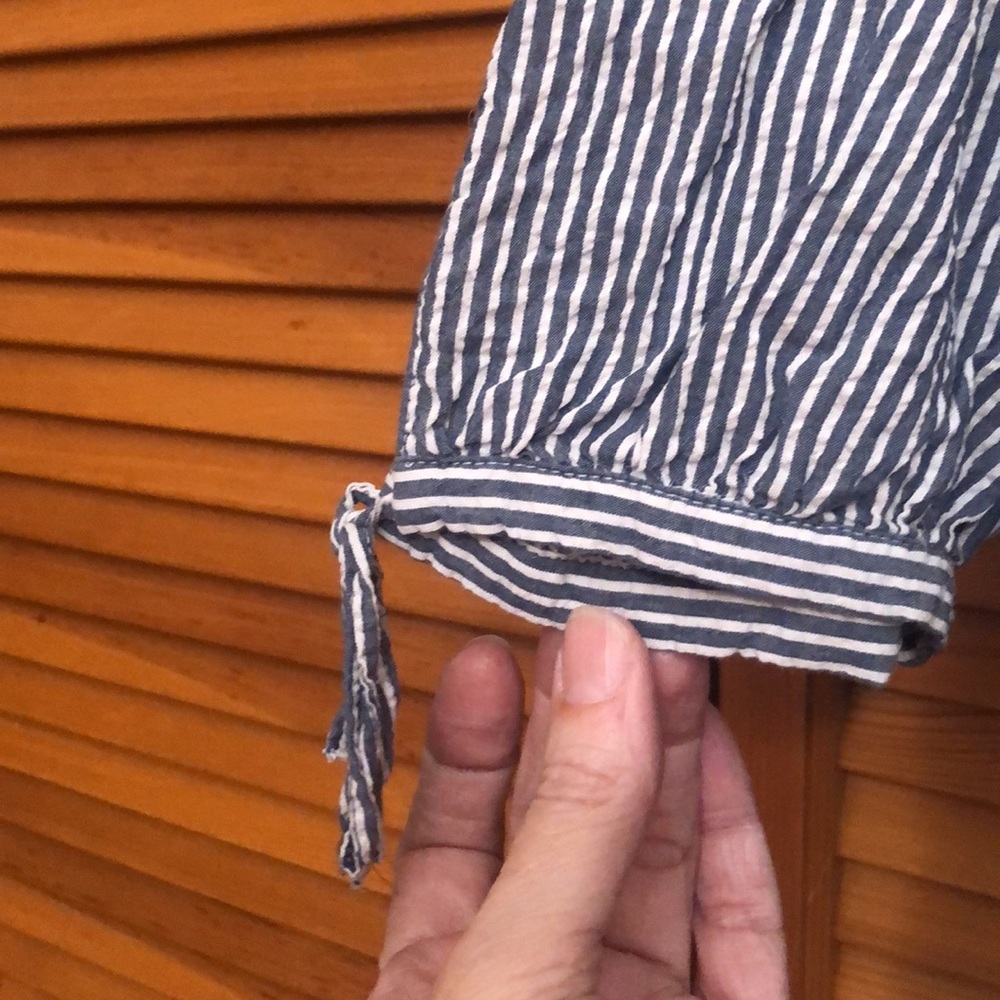 H&M Blue Striped Shirt - Picture 3 of 5